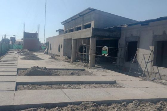 La obra de la nueva sala de nivel inicial en Rosario de Lerma tiene un importante avance