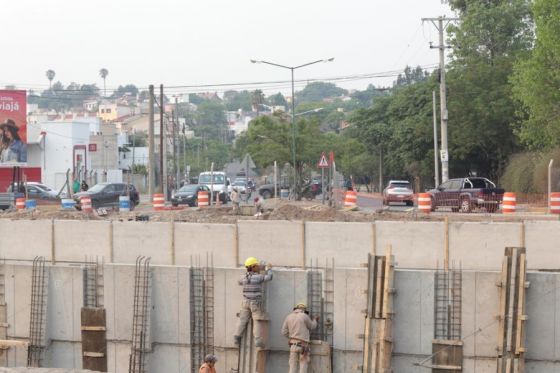 Por avances en la construcción del paso bajo nivel en Grand Bourg habrá nuevos desvíos de tránsito