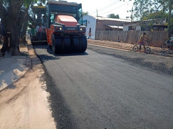 Siguen las obras de pavimentación y repavimentación en el norte salteño