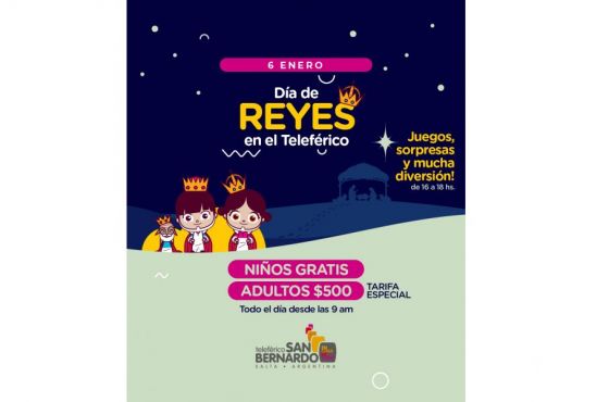 El Teleférico San Bernardo será gratuito para los chicos por el Día de Reyes