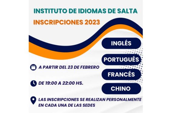 A partir de hoy inscribirán en los institutos de idiomas