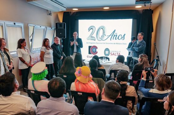 El Cucai Salta celebró los veinte años del Registro de Donantes de Médula Ósea