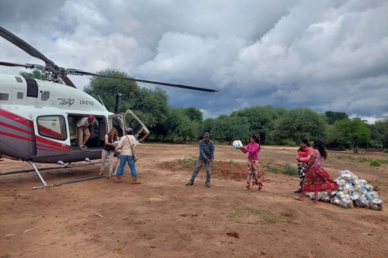 El Gobierno refuerza la asistencia aérea para comunidades aisladas en el norte provincial