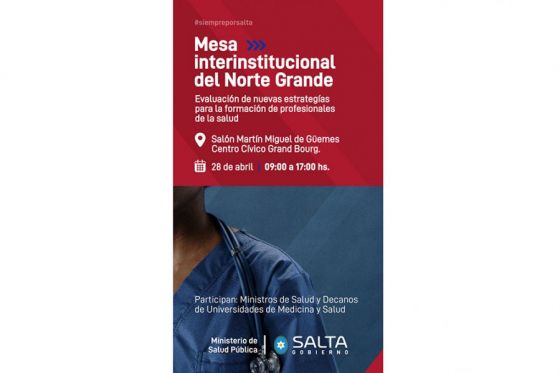 En Salta se realizará el primer encuentro de ministros de Salud del NOA y NEA