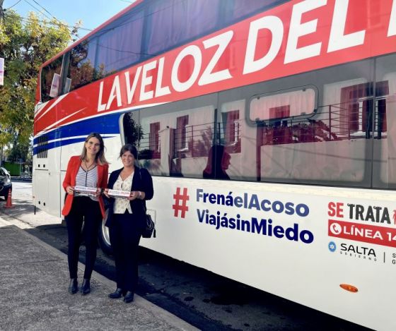 “Frená el acoso”, la nueva campaña de La Veloz del Norte y la Secretaría de las Mujeres, Géneros y Diversidad