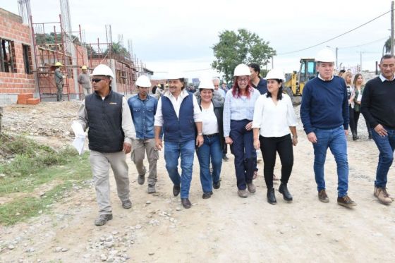 Sáenz verificó el avance de las obras de la Ciudad Judicial de Orán
