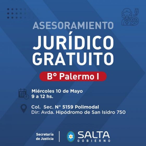 Vecinos de barrio Palermo recibirán asesoramiento jurídico gratuito