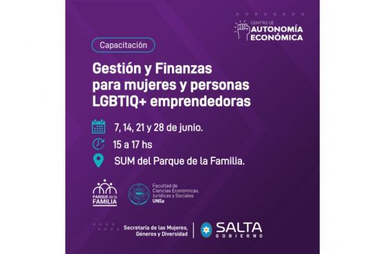 Mujeres y personas LGBTIQ+ emprendedoras podrán adquirir herramientas sobre gestión y finanzas