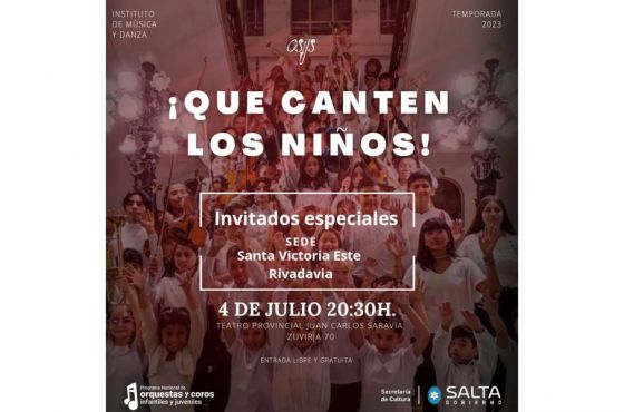 Hoy se presentará la Orquesta Sinfónica Infantil y Juvenil