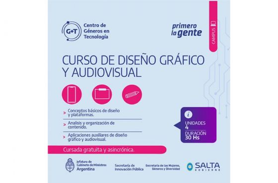 Inscripciones abiertas: curso de diseño gráfico y audiovisual para celulares