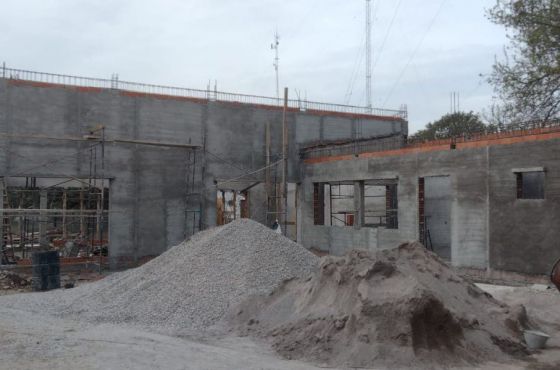 Avanzan las obras de nivel inicial en la escuela Mainoli de Atocha