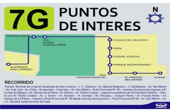 Este lunes SAETA pondrá en marcha la nueva línea 7G