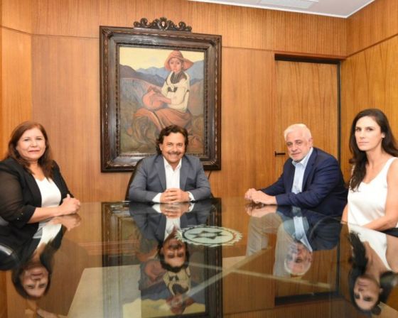 Sáenz recibió a Pablo Outes y Yolanda Vega, diputados nacionales electos por Salta