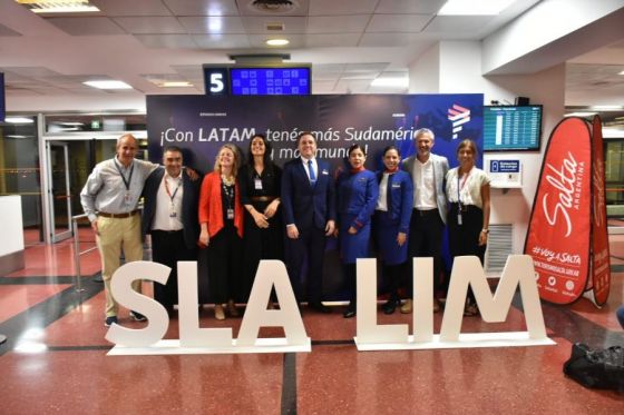 Vuelo Lima – Salta: Latam realizó su vuelo directo inaugural