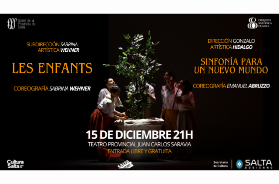 Salta de Fiesta: El Ballet de la Provincia realiza su presentación junto a la Orquesta Sinfónica
