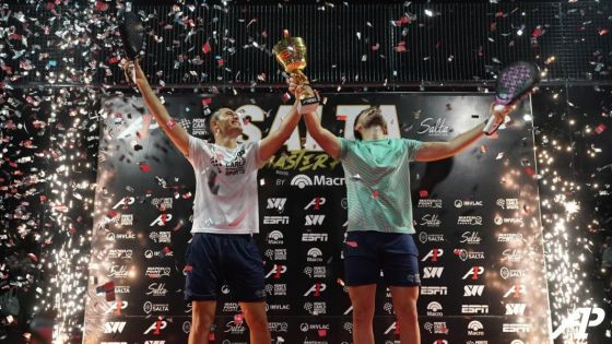El salteño Maximiliano Arce se coronó campeón en el Máster A1 de pádel