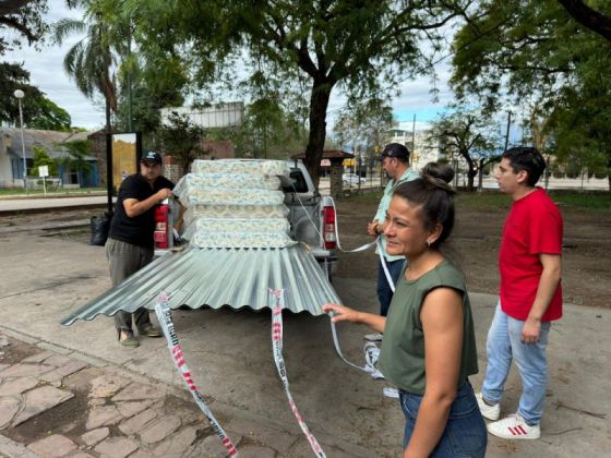 El Gobierno de la Provincia junto a Municipios coordina la asistencia a familias afectadas por el temporal