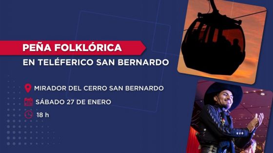 Peña folklórica en Teleférico San Bernardo