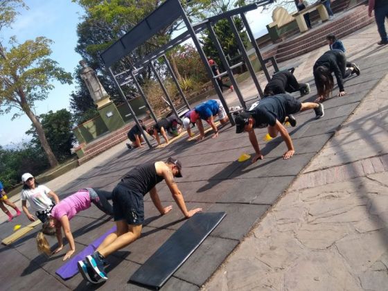 Entrenamiento funcional gratuito en el Gym del Cerro San Bernardo