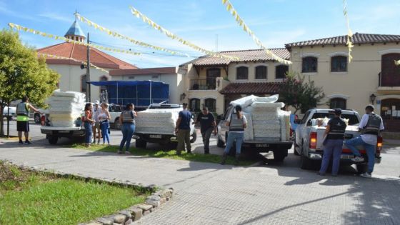 Cerrillos: el Gobierno brindó asistencia social tras las intensas lluvias