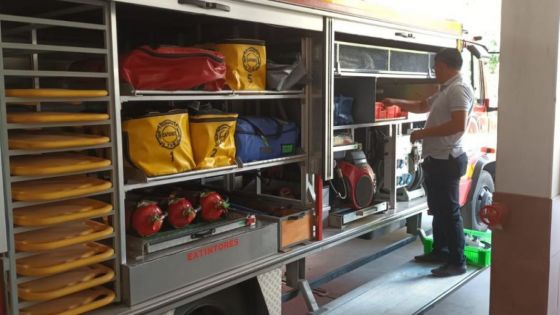 Inspección  a cuarteles de Bomberos Voluntarios