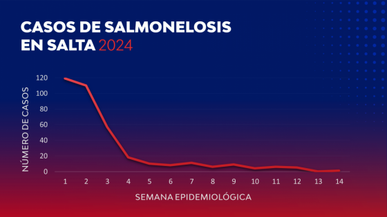 Disminuyeron significativamente los casos de salmonelosis en Salta