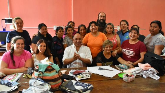 Textiles de Aguaray cuentan con el apoyo del Gobierno para la confección de delantales