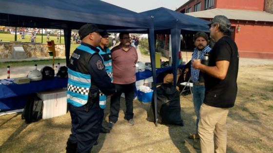 Seguridad Vial concientizó a deportistas sobre el respeto a las normativas viales