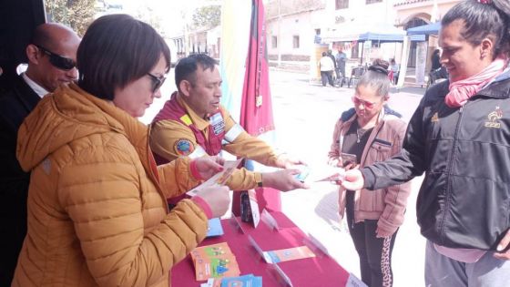 Defensa Civil concientizó sobre prevención de incendios forestales en Coronel Moldes