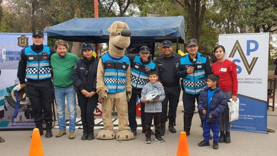 Intensa jornada de seguridad vial en Joaquín V. González