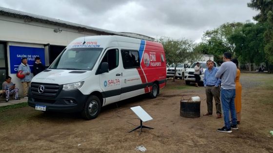 Hasta hoy está el móvil del Registro Civil en Villa Asunción