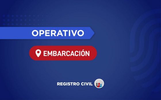 El Registro Civil realiza un operativo de identificación en Embarcación